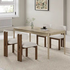 Elegante sala da pranzo Mid-Century Modern 7 pezzi