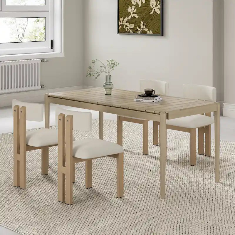 Elegante sala da pranzo Mid-Century Modern 7 pezzi