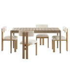 Elegante sala da pranzo Mid-Century Modern 7 pezzi
