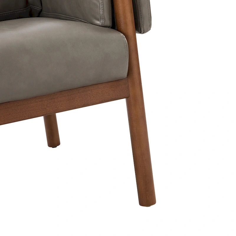 Comoda poltrona da salotto lucida con base in legno massello, confezione da 2