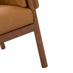 Comoda poltrona da salotto lucida con base in legno massello, confezione da 2