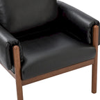 Comoda poltrona da salotto lucida con base in legno massello, confezione da 2
