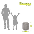 Pouf Contenitore da Interno 40 L x 40 P x 43 H