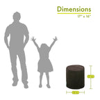 Pouf Contenitore da Interno 40 L x 40 P x 43 H