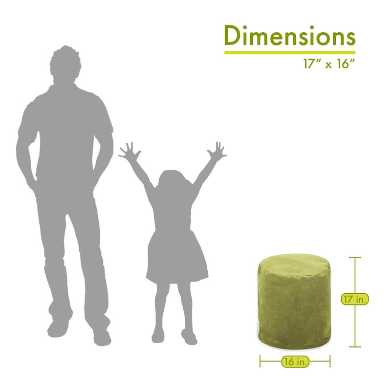 Pouf Contenitore da Interno 40 L x 40 P x 43 H