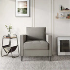 Soggiorno contemporaneo minimalista a 3 pezzi rivestito in lino