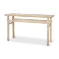 Consolle piccola in legno biondo