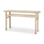 Consolle piccola in legno biondo