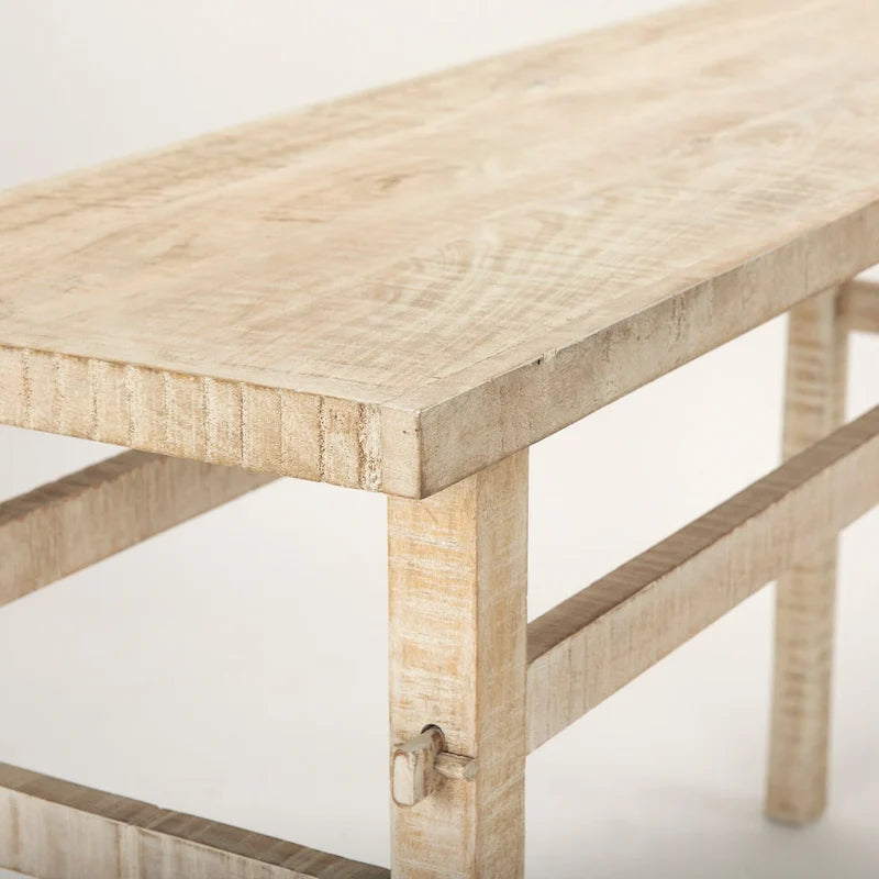 Consolle piccola in legno biondo