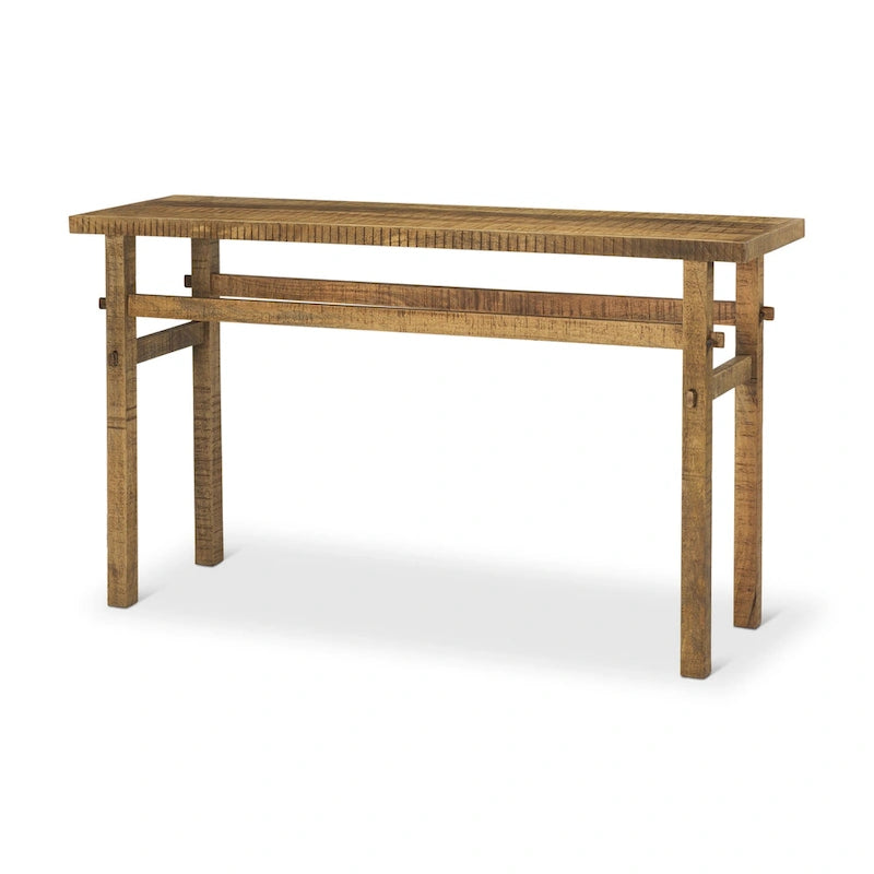 Consolle piccola in legno biondo