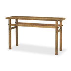 Consolle piccola in legno biondo