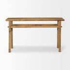 Consolle piccola in legno biondo