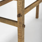 Consolle piccola in legno biondo