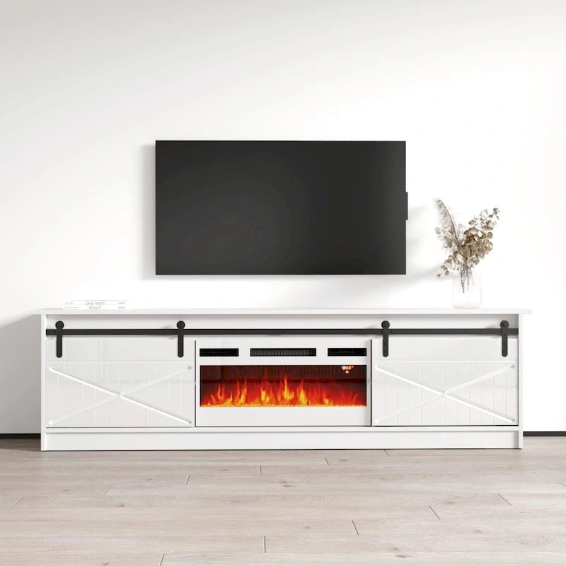 Mobile TV WH-EF 79 con camino elettrico