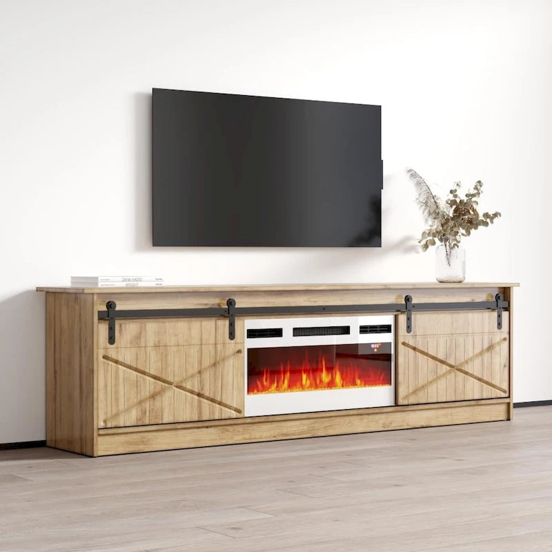 Mobile TV WH-EF 79 con camino elettrico