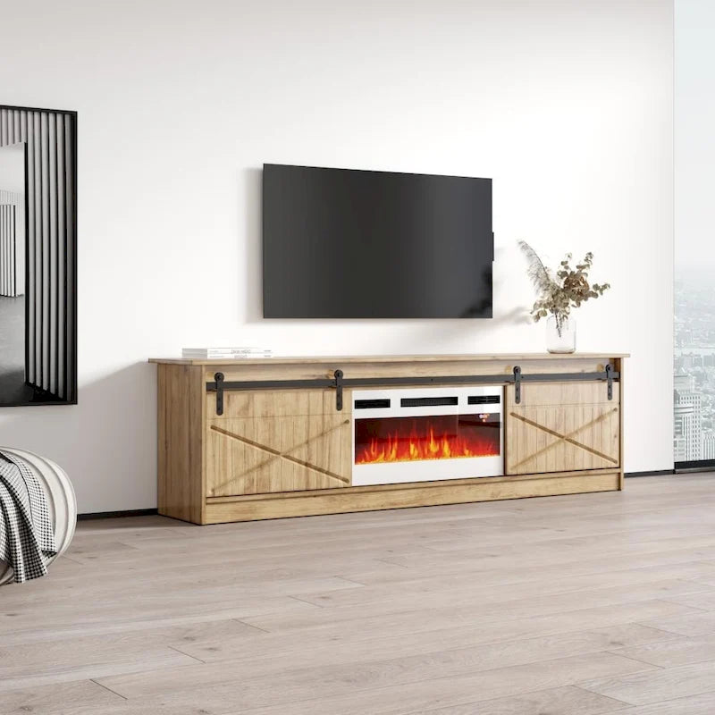 Mobile TV WH-EF 79 con camino elettrico
