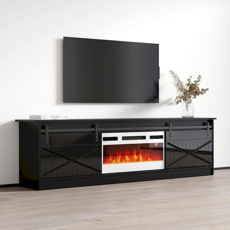 Mobile TV WH-EF 79 con camino elettrico