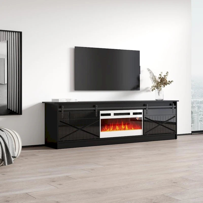 Mobile TV WH-EF 79 con camino elettrico