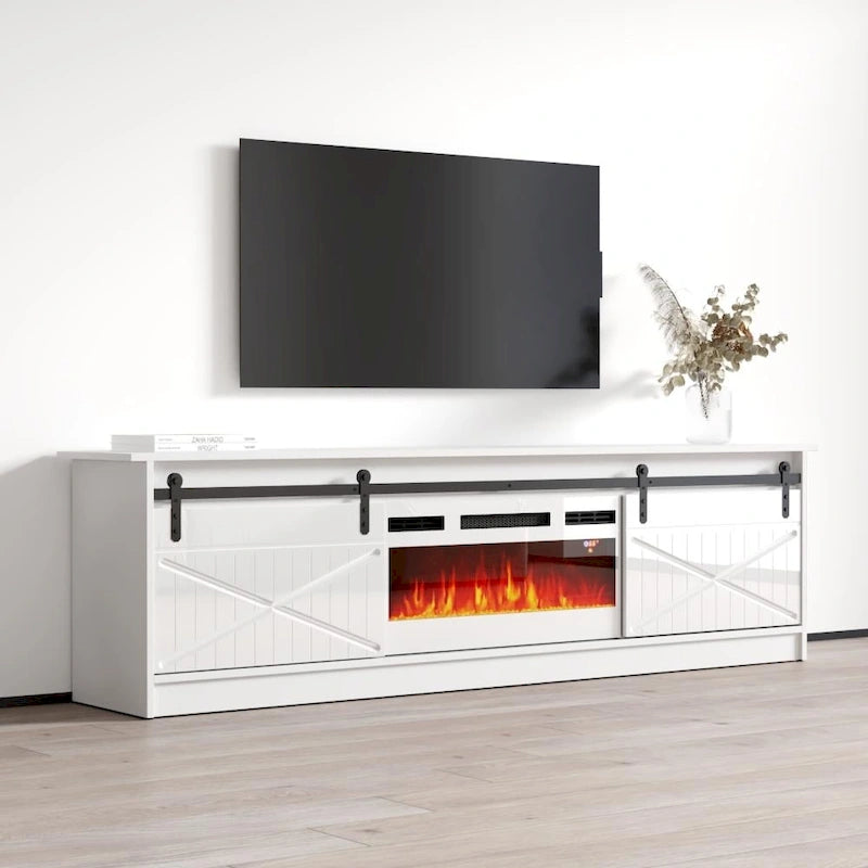 Mobile TV WH-EF 79 con camino elettrico