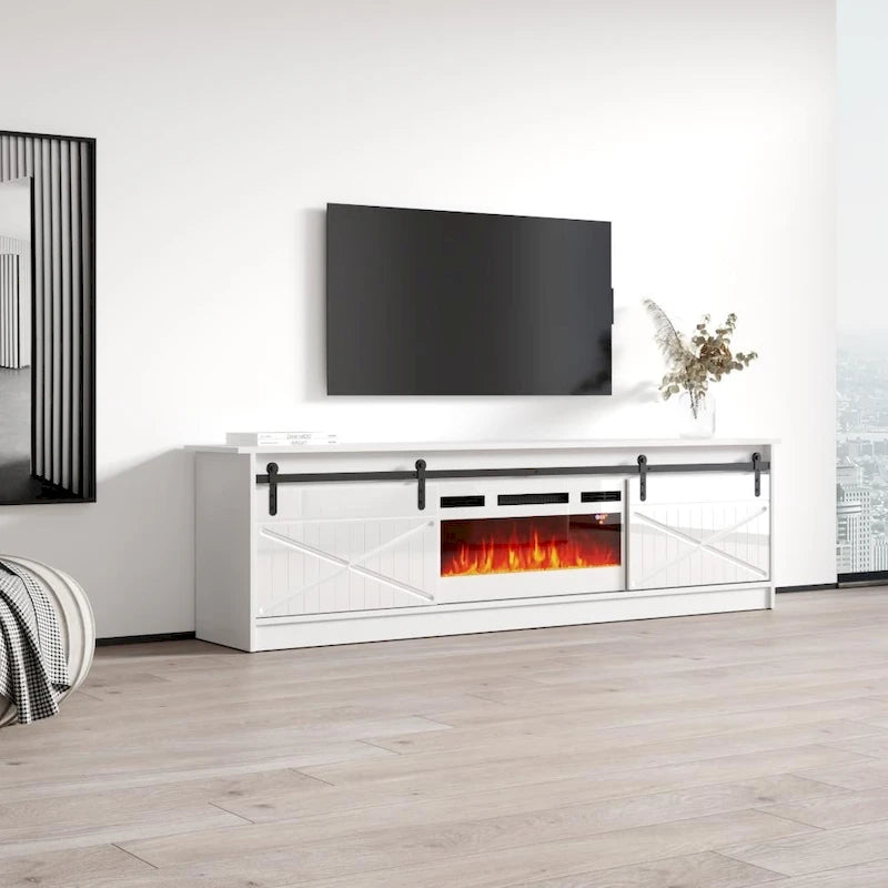 Mobile TV WH-EF 79 con camino elettrico