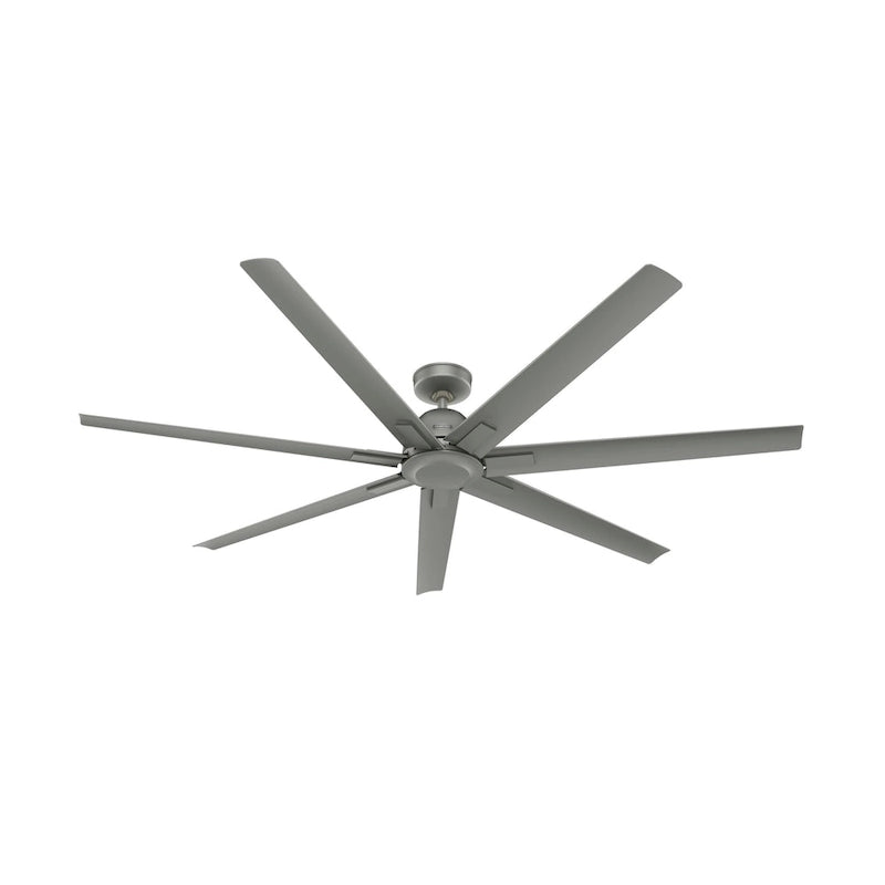Ventilatore da soffitto per esterni a mulino a vento Downtown da 72" e controllo a parete - Adatto ad ambienti umidi - Industriale, moderno - ENERGY STAR!