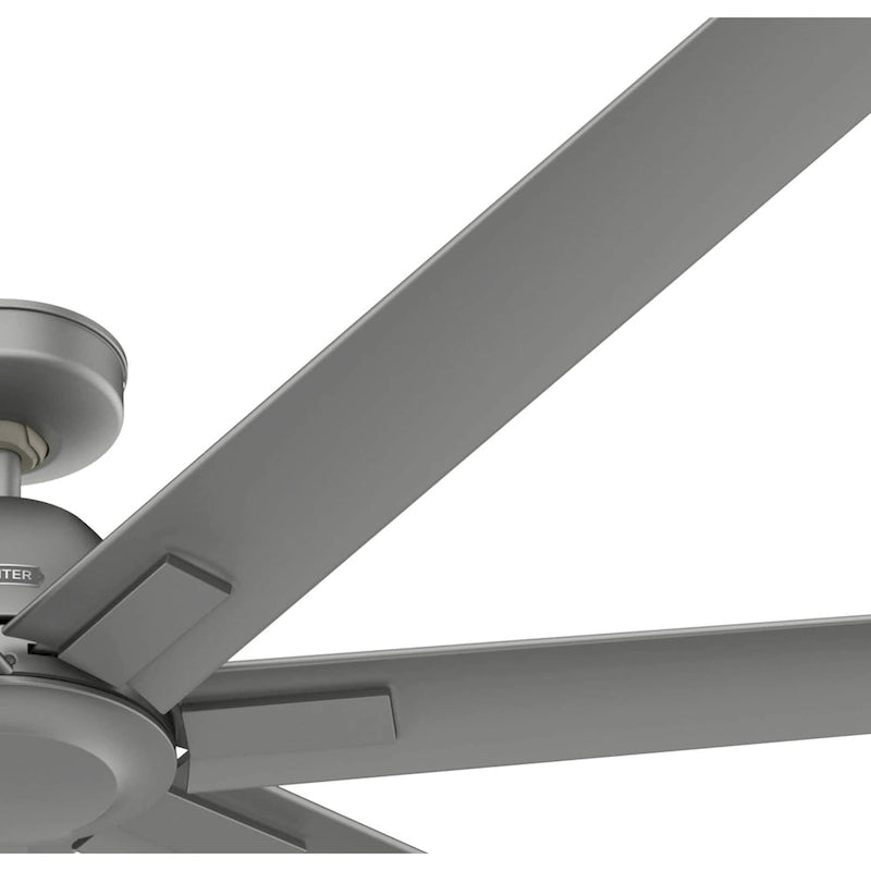 Ventilatore da soffitto per esterni a mulino a vento Downtown da 72" e controllo a parete - Adatto ad ambienti umidi - Industriale, moderno - ENERGY STAR!