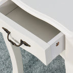 Tavolino da Bagno con Cassetto, a Terra, con 4 Gambe Curve