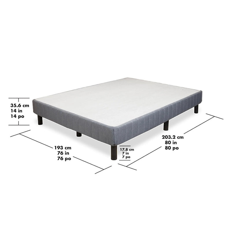 Base per piattaforma King Enforce e box spring in metallo