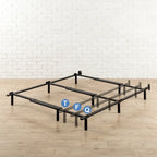 Priage by Zinus Compack 7 inch Twin/Full/Queen Adjustable Heavy Duty Bed Frame