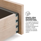 Letto a pannelli, comodino e cassettiera a 3 pezzi grigio contemporaneo con LED