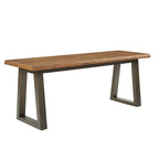 Weston Bench in Rustic Sand Finish