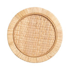 Tavolino portabevande in rattan - 22,86x22,86x55,88 cm