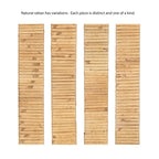 Tavolino portabevande in rattan - 22,86x22,86x55,88 cm